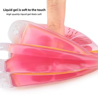 Penjualan terlaris musim panas masker mata Gel PVC buram penutup mata pendingin es untuk latihan rehabilitasi lain es pendingin kompres mata