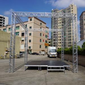 เวทีทำจากไม้แบบแยกส่วนปรับความสูงได้ทำจากอะลูมิเนียมดีเจ - Product Image 1