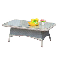 Großhandel Luxus Rattan Wicker Gartenmöbel Set für Hotel Villa Innenhof und Park Freizeit Stil Outdoor-Sofas