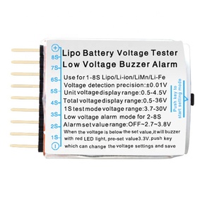 Máy Báo Động Còi Điện Áp Thấp 2 Trong 1, Máy Kiểm Tra Máy Đo Điện Áp Lipo Li-on Fe RC 1S-8S Cho Pin Máy Bay Trực Thăng - Product Image 4