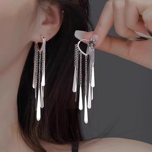 Heart Shaped Water Drop Tassel Alloy <strong>Earrings</strong> Personalized Fashion Women'<strong>s</strong> Drop <strong>Earrings</strong> Holiday Party <strong>Girls</strong> Jewelry Gifts - Product Image 1