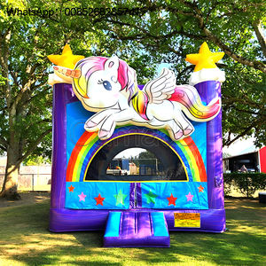 Château gonflable sur le thème de la voiture avec toboggan pour enfants, PVC durable, 6x4m, capacité 1000kg, 3-10 passagers, aire de jeux extérieure - Product Image 1