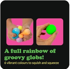 Schylling Needoh pizza Sensory Fidget Cube Stress Relief <b>Squishy</b> Cube Anti-Anxiety Squeeze Object For Focus ADHD Population - Product Image 3