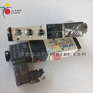 Válvula Solenoide Neumática WD 1set 4V110-06 1/8 de 5 Vías y 2 Posiciones, Válvulas Magnéticas Eléctricas de Gas DC24V CPC601X3 BSL01X2 - Product Image 3