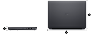 สำหรับแล็ปท็อป Pro 16 Mc16250 Ai Pc ใหม่ Ultra5 16gb 1tb Ssd 10 จอแสดงผล 16 นิ้ว FHD Core 5.3ghz Mc16250 Dell Pro 16 - Product Image 4