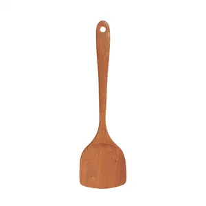 Custom Logo Utensils Kitchen Set Eco-Friendly Heat Resistant Small Wooden Fry Shovel For Kitchen