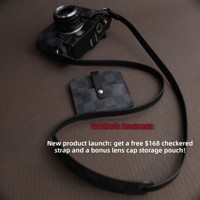 Funda Protectora de Cuero Genuino Hecha a Mano con Diseño Multifuncional de Lujo para Cámaras Leica M11/M10/M9/M8/Q3