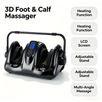 Masajeador de Pies Shiatsu para el Hogar con Terapia de Calor, Control Remoto, Masajeador Multiusos para Aliviar los Músculos de los Pies, Pantorrillas y Brazos