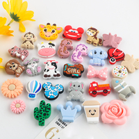 Kovict, venta al por mayor, abalorios focales de silicona de grado alimenticio, mordedor de bebé, llavero DIY, pulsera, manualidades, bolígrafos negros, fabricación de joyas, dentición