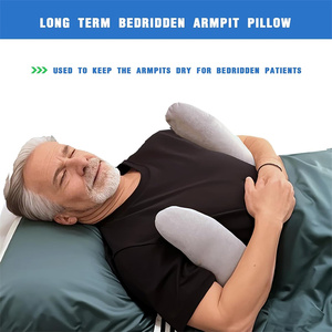 Coussin de récupération post-opératoire avec support tricoté pour la tête et repose-bras pour la sortie d'hôpital et les soins post-chirurgicaux - Product Image 4