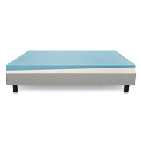AIDI Euro Top Matelas de lit ignifugé 4 pouces (10cm) Double couche Gradient Topper Offre Spéciale CertiPUR-US Certificate Hotel Bedroom