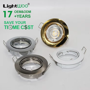 Supports et bases <span class=keywords><strong>de</strong></span> lampes encastrés MR16 <span class=keywords><strong>Spot</strong></span> Gu10 G5.3, cadre <span class=keywords><strong>de</strong></span> projecteur circulaire en aluminium, luminaire <span class=keywords><strong>pour</strong></span> hôtel, maison, bureau, intérieur - Product Image 1