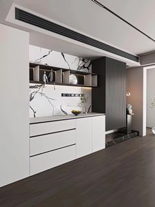 แผงไม้แบบขยายได้ทันสมัยสำหรับห้องนั่งเล่นห้องครัวโรงแรมห้องโถงบ้านบาร์เฟอร์นิเจอร์ที่เก็บของ - Product Image 3