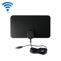 Meilleure portée de 120 miles 28dBi Gain HDTV Antenne DAS intérieure avec câble de 10m et amplificateur de signal amplifié