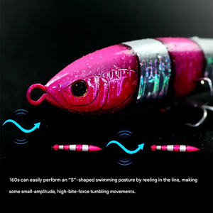 Leurre de pêche flottant WEIHE Topwater Treble Hook Pencil Lure 160mm 45g pour la pêche en eau salée et en rivière - Product Image 4