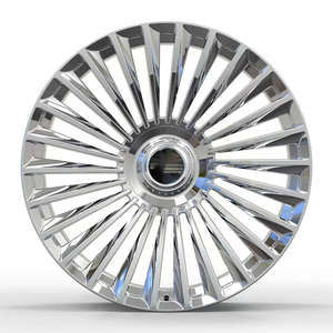 Rines Deportivos Forjados Premium T6061 de 17-24 Pulgadas en Aleación Cromada Pulida para BMW Serie M, <span class=keywords><strong>Audi</strong></span> RS, Mercedes AMG, Land Rover Velar - Product Image 4