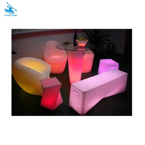 2017 Nuevo diseño Roto-moldeado Bar led silla