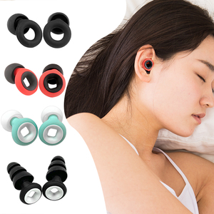 Sumbat telinga tenang untuk pengurang kebisingan lembut perlindungan pendengaran dapat digunakan kembali dalam silikon fleksibel untuk tidur - Product Image 2