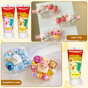 50ml Simulation crème adhésif Gel bricolage fouetté gâteau colle pour coque de téléphone à la main miroir bijoux accessoires pâte à modeler et <span class=keywords><strong>Slime</strong></span> - Product Image 4