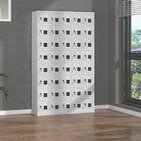 Casier intelligent pour téléphones portables à 40 compartiments, armoire en acier avec serrure à clé, durable et étanche, pour écoles, gymnases, personnalisable, certifié CE