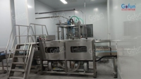 Geavanceerde, PLC-gestuurde, verdamper-gebaseerde, hoog-efficiënte sapcentrifugeerlijn voor mangopuree, mango drank en gedroogd fruitverwerking