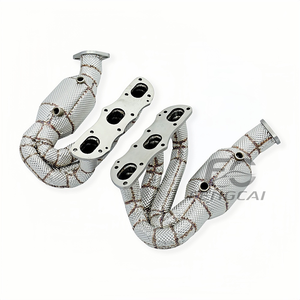 Colectores de escape deportivos personalizados para Porsche Cayman Boxster 981 2.7L 3.4L 2013-2015, tubo de bajada aislado de acero inoxidable OEM - Product Image 2