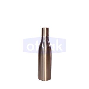 Bouteille d'eau portable classique en cuivre pur, durable, réutilisable, écologique, avec couvercle anti-fuite et accessoires personnalisés pour le quotidien - Product Image 1