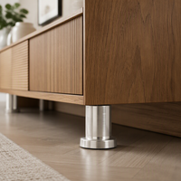 Pieds de canapé en plastique, base ronde cylindrique, pieds de meubles avec insert fileté, pieds de meuble