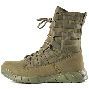 Bottes tactiques pour hommes SF48 713, noires, en textile respirant, pour toutes les saisons, bottes d'entraînement - Product Image 6