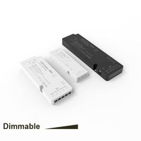 Adaptateur d'alimentation LED 12W DC 12V/24V pour éclairage de placard et armoire