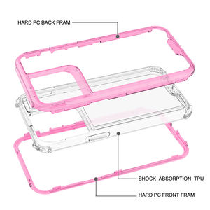 <span class=keywords><strong>Funda</strong></span> Protectora para Teléfono de TPU Suave y PC Rígido, Protección Completa de 360 Grados, <span class=keywords><strong>Funda</strong></span> Combinada 3 en 1 para <span class=keywords><strong>OPPO</strong></span> <span class=keywords><strong>Reno</strong></span> 12/12 Pro/11F/11Pro/11/F27 Pro+ - Product Image 5