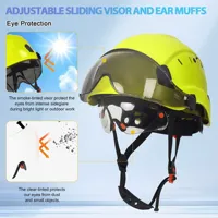 Casque de sécurité ZUJA, casque de sport en ABS réglable avec visière, suspension à 6 points, casques d'escalade