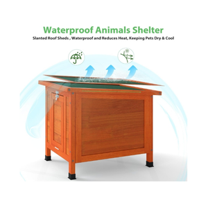 Cage extérieure pour chat, résistante aux intempéries, avec abri pour petits animaux, avec rampe antidérapante. - Product Image 5