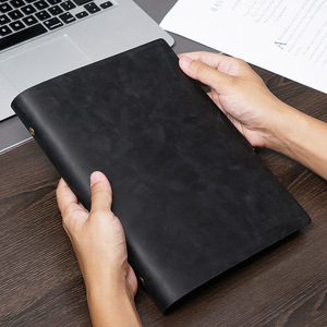 Kualitas tinggi kustom A5 <span class=keywords><strong>Notebook</strong></span> Spiral kulit PU hadiah jurnal kertas sadel jahitan warna kustom penutup ukuran A4 B5 B6 - Product Image 5