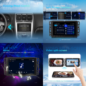 Autoradio Android 2 Din Podofo 8 pouces, <span class=keywords><strong>écran</strong></span> IPS 4+64G, Carplay/Android Auto sans fil pour GMC /Chevrolet /Buick /Hummer, vente <span class=keywords><strong>en</strong></span> gros - Product Image 3