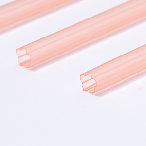 Pailles en plastique multicolores esthétiques en forme de fleur, 8 mm, réutilisables, sans BPA, <span class=keywords><strong>pour</strong></span> la décoration d'événements et de fêtes, achat en gros - Product Image 1