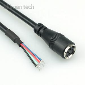 Kabel ekstensi daya konektor din 4pin ke adaptor konverter tanpa pelapis - Product Image 1