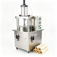 Machine hydraulique commerciale automatique de presse à crêpes chauffantes pour gâteau de canard rôti Tortilla Pita