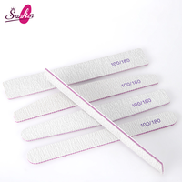 Lime à ongles japonaise en sable gris, motifs personnalisables, différentes granulométries 80 100 180 240, outils de soin des ongles, lime à polir les ongles