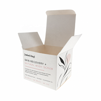 Boîte d'emballage en carton pliable imprimée sur mesure, papier recyclable FSC, pour les ensembles de flacons et de pots de cosmétiques et de soins de la peau