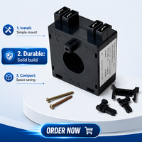 Transformateur de courant basse tension DX-20 DX-30 DX-40, 30/5A à 1000/5A, classe 1.0, connexion par borne pour la mesure du courant