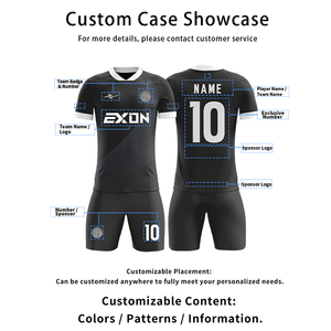 Elite Grade EXON Custom Classic Rood Voetbalshirt voor Fans en Supporters - Product Image 4