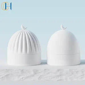 C & H Style Arabe Unique Ramadan Design Grande Taille Maison Décalque De Luxe Ciment Bougie Pot