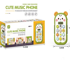 Effetto sonoro bilingue Lmitate composizione materiale di sicurezza per lo sviluppo cognitivo luce colorata meravigliosi giocattoli per telefoni musicali - Product Image 4