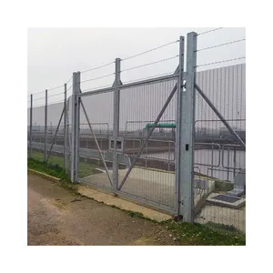 Bocn ISO 9001 8x8 hàng rào tấm 358 chống leo lên hàng rào an ninh cao