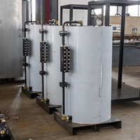 Chaudière à vapeur industrielle automatique à tubes d'eau, chauffée au mazout, 500 kg/h, structure verticale, pour séchoir à bois et presse à chaud pour meubles