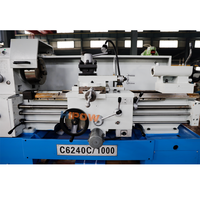 Nouveau tour à métaux horizontal conventionnel HIPOW C6240C, usage moyen, semi-automatique, manuel, conicité de broche MT6, haute productivité