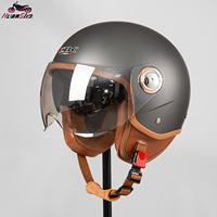 Casques de moto ouverts 3/4 certifiés 3C, en ABS double, de haute qualité, pour la sécurité des motards professionnels - Vente en gros