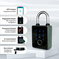 Cadenas intelligent TTLOCK électronique pour bagages, étanche, avec contrôle par application, mot de passe, carte IC, RFID et antivol
