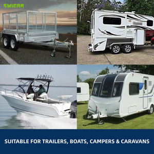 Roulette de remorque motorisée 12V 350W avec commande manuelle - Product Image 3